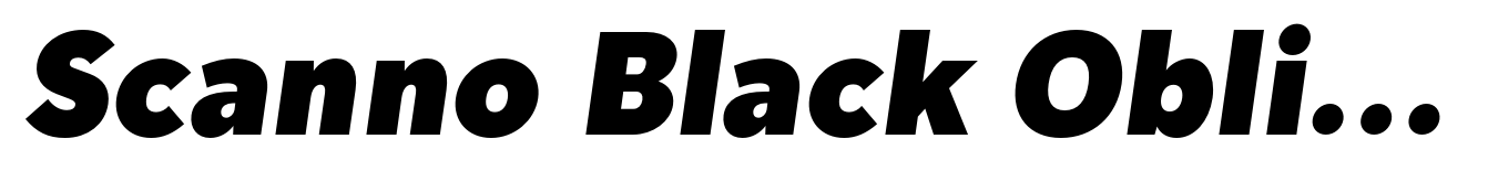 Scanno Black Oblique